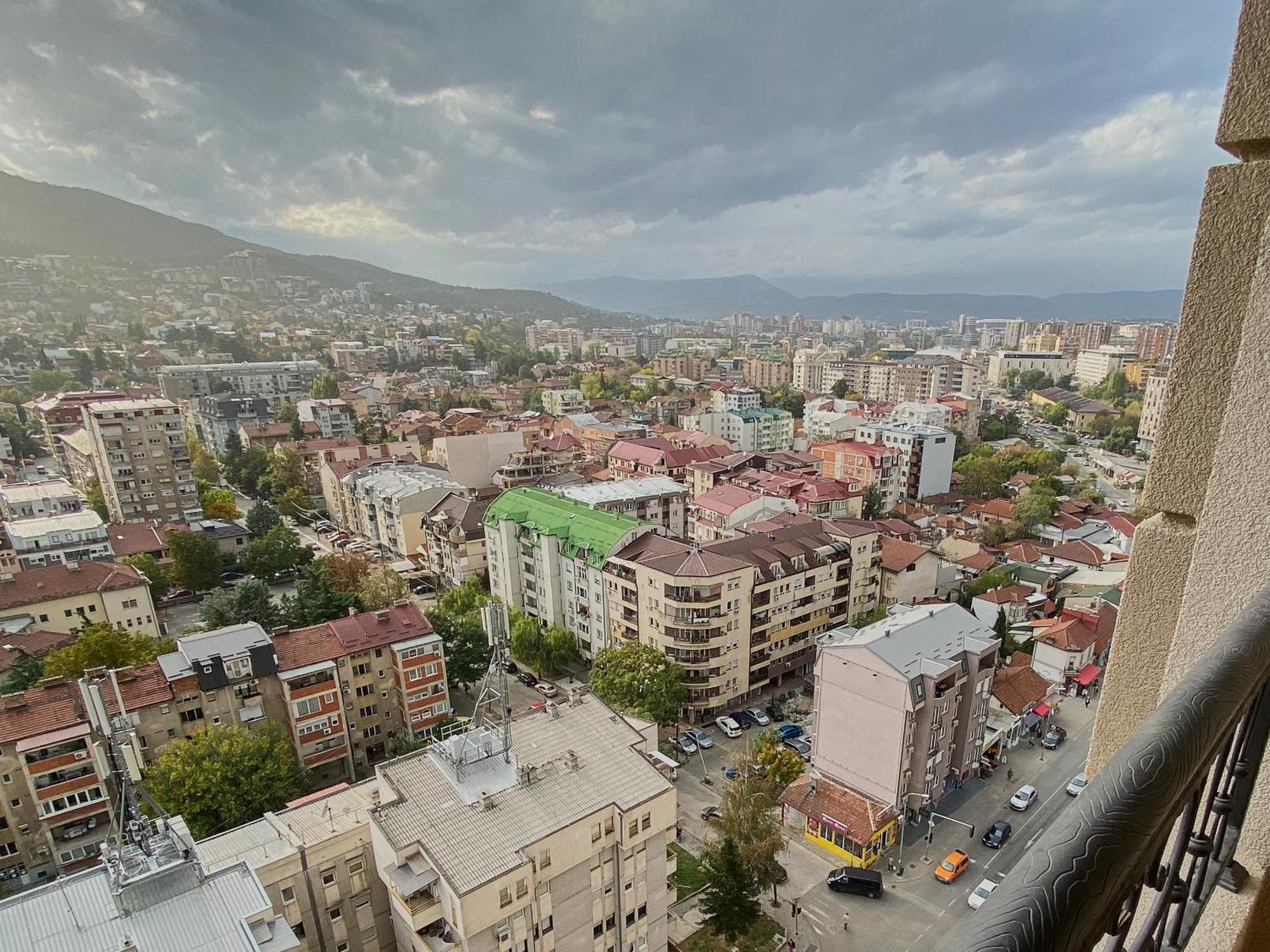 Stylish Studio, Skopje Centre - Private Parking - Panoramic Views Екстер'єр фото