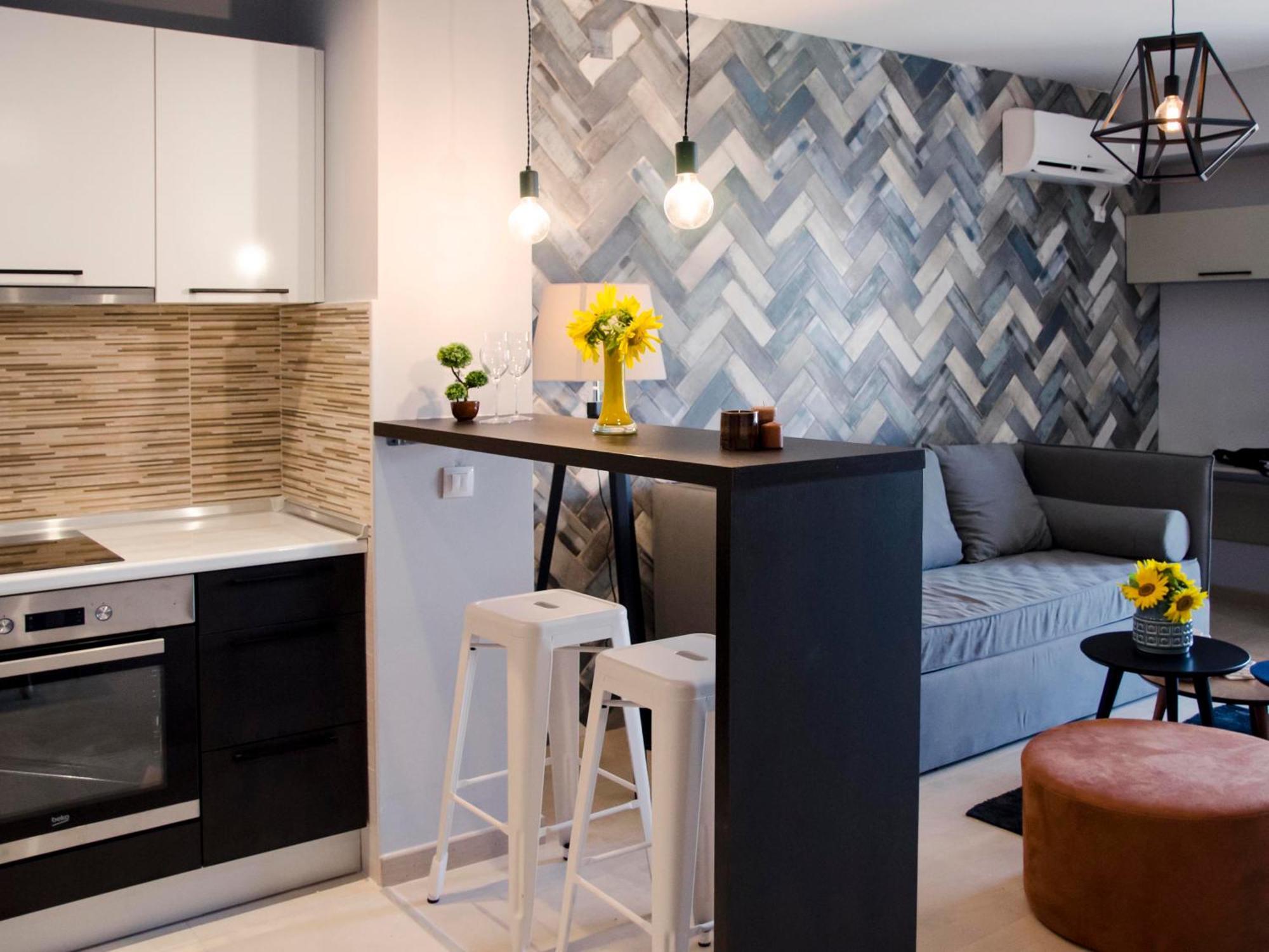 Stylish Studio, Skopje Centre - Private Parking - Panoramic Views Екстер'єр фото
