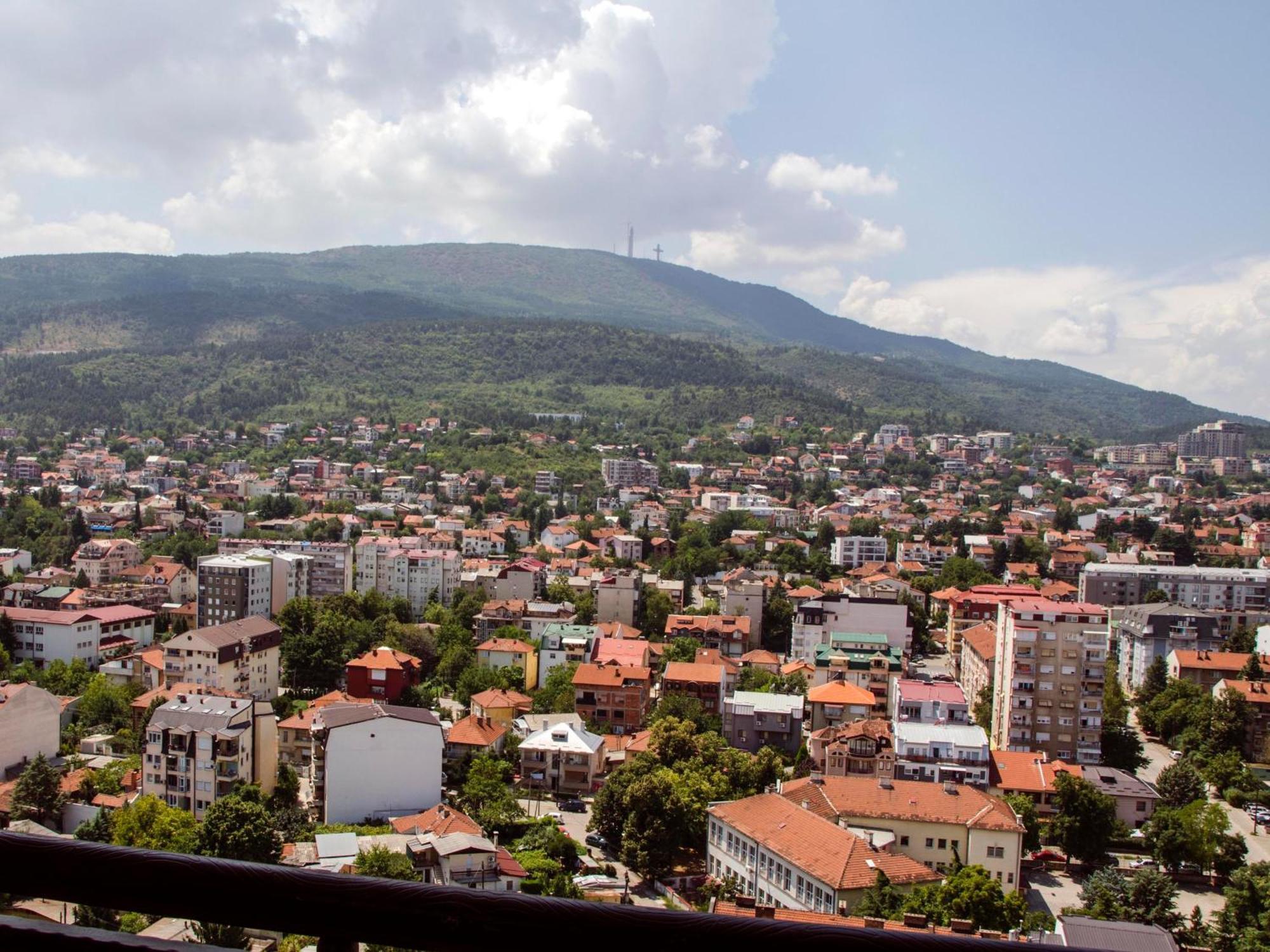 Stylish Studio, Skopje Centre - Private Parking - Panoramic Views Екстер'єр фото